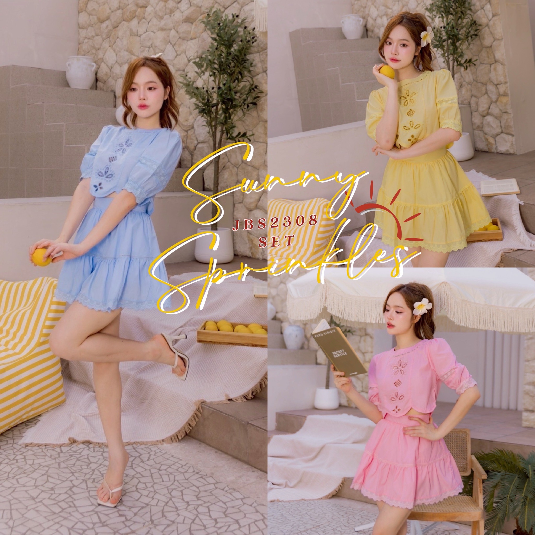 #JBS2308 Sunny Sprinkles set* ราคา 890 บาท*ส่งฟรี