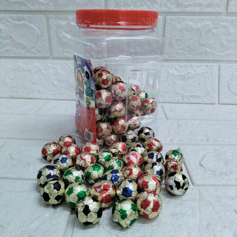 Sỉ lọ 80 kẹo bi socola hình quả bóng đá