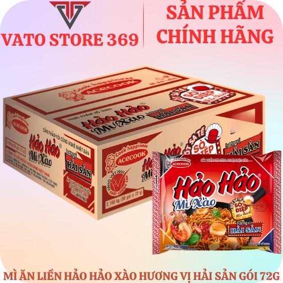 Mì ăn liền HẢO HẢO hương vị xào hải sản gói 72g