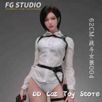 FG Studio 62cm Battle Girl Ada Wang FG-004 Full Silicone 1/3 Action Figure Collectible Model Toy Adult Birthday Gift Mô hình hành động & Đồ sưu tầm