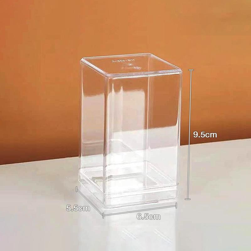 Single Compartment Blind Box Display Case Transparent ABS Figure Storage Box Kotak Paparan Figure