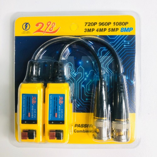 Balun video Vàng 8MP A5 (Loại tốt) dành cho camera