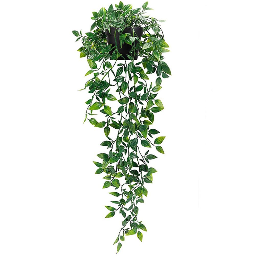 Artificial Plants Home Decor Green Silk Hanging Vines Fake Leaf Garland  Diy