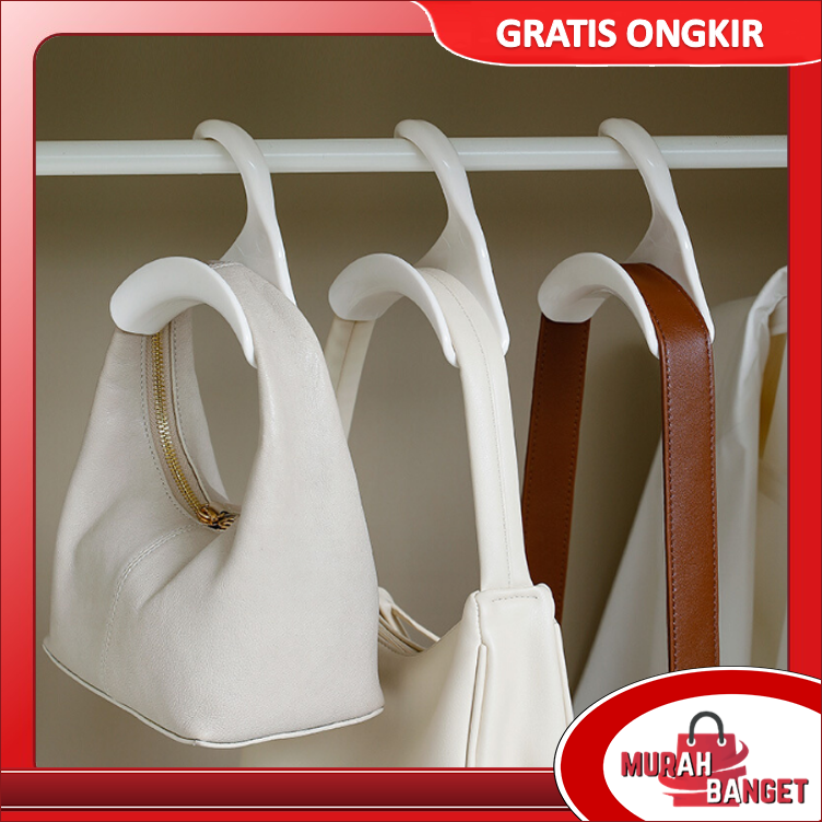 Murah Banget - Gantungan Tas Bando Topi / Hanger Serbaguna / Bag Hanger Organizer / Gantungan Lengkung Multifungsi / Gantungan Tas Harga  2,799 rupiah*Gratis Ongkir