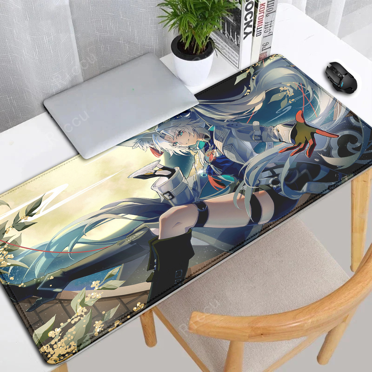 teclado chuột pad Honkai Star Rail Feixiao cộng với kích thước chuột pad bàn phím máy tính XXL điền 