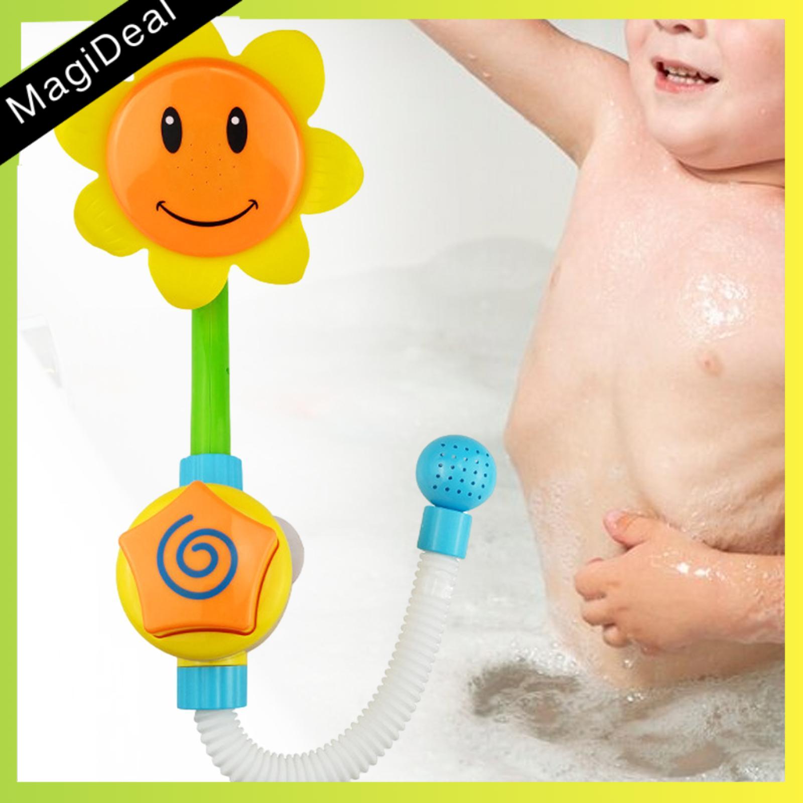 MagiDeal Baby Bath Toy Shower Head Spray Water Toy Manual Shower Bath Toy