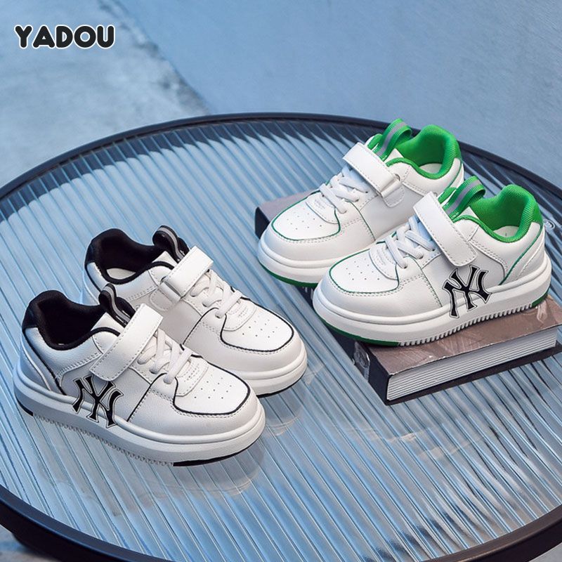 YADOU Children s sneakers, boys skate shoes, color matching, Korean version
