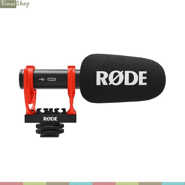 Rode Videomic Go II - Micro Shotgun Cho Máy Ảnh, DSLR, Thu Âm Kỹ Thuật Số Cho Smartphone, PC, Laptop