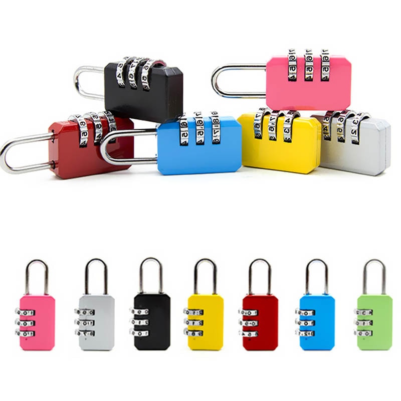 3 quay số số chữ số kết hợp Khóa mật mã Du Lịch An ninh bảo vệ Locker vali cho hành lý/Túi/Ba lô/ngăn kéo nhỏ