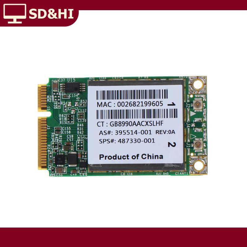 SD&HI อะแดปเตอร์ WLAN แบบไร้สาย300Mbps BCM94322MC PCI-E เหมาะอย่างยิ่งสำหรับแล็ปท็อป6930 2530 2730P ราคา 126 บาท*ส่งฟรี