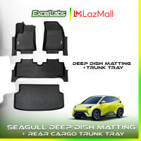 BYD Seagull 2022 to 2026 5D EXCELLENT Deep Dish Matting + Rear Cargo Trunk Tray Thailand Quality