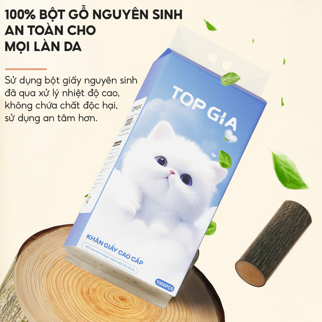 Thùng 10 bịch giấy treo đa năng 4 lớp 1000 tơ` GiaGia, Top Gia, Khăn rút vệ sinh treo tường