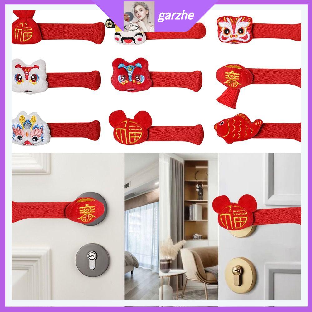 GARZHE24272 Mềm Bọc tay nắm cửa tủ lạnh Găng tay Làm ấm Bọc núm cửa Phụ kiện Bọc tay cầm thiết bị Bảo vệ tay nắm cửa Mùa đông