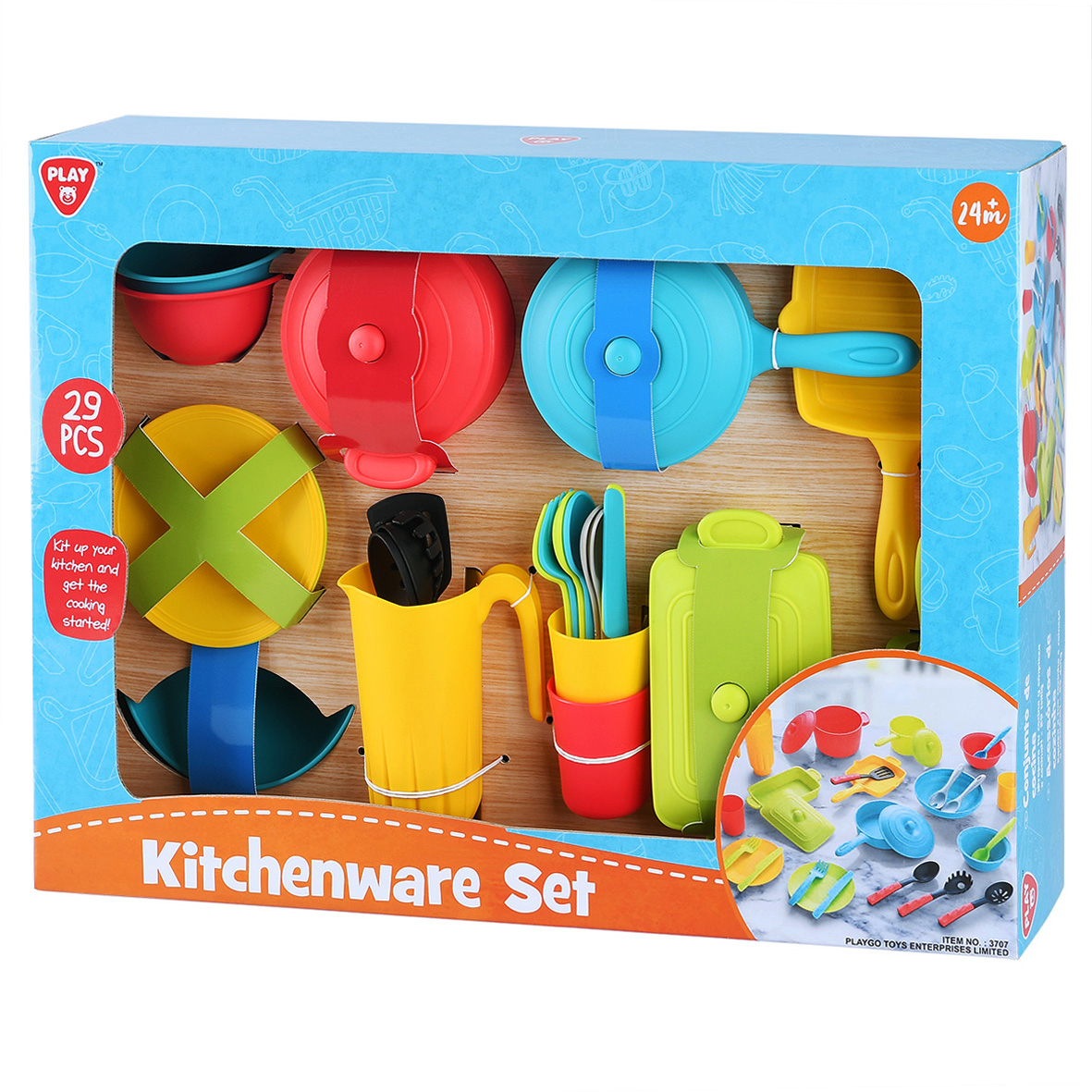 Playgotoys Developmental Toys Mini Kitchen Equipment Set(3707) ราคา 1,250 บาท*ส่งฟรี
