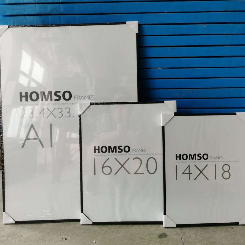 A2 Hợp kim nhôm Áp phích A1 QUẢNG CÁO Đen A3 treo tường A4 sier khung hình 11*14 tranh tường & khung