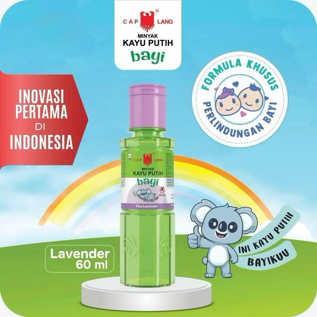 CAP LANG Baby Minyak Kayu Putih Bayi Chamomile Lavender Caplang 30ml 60ml