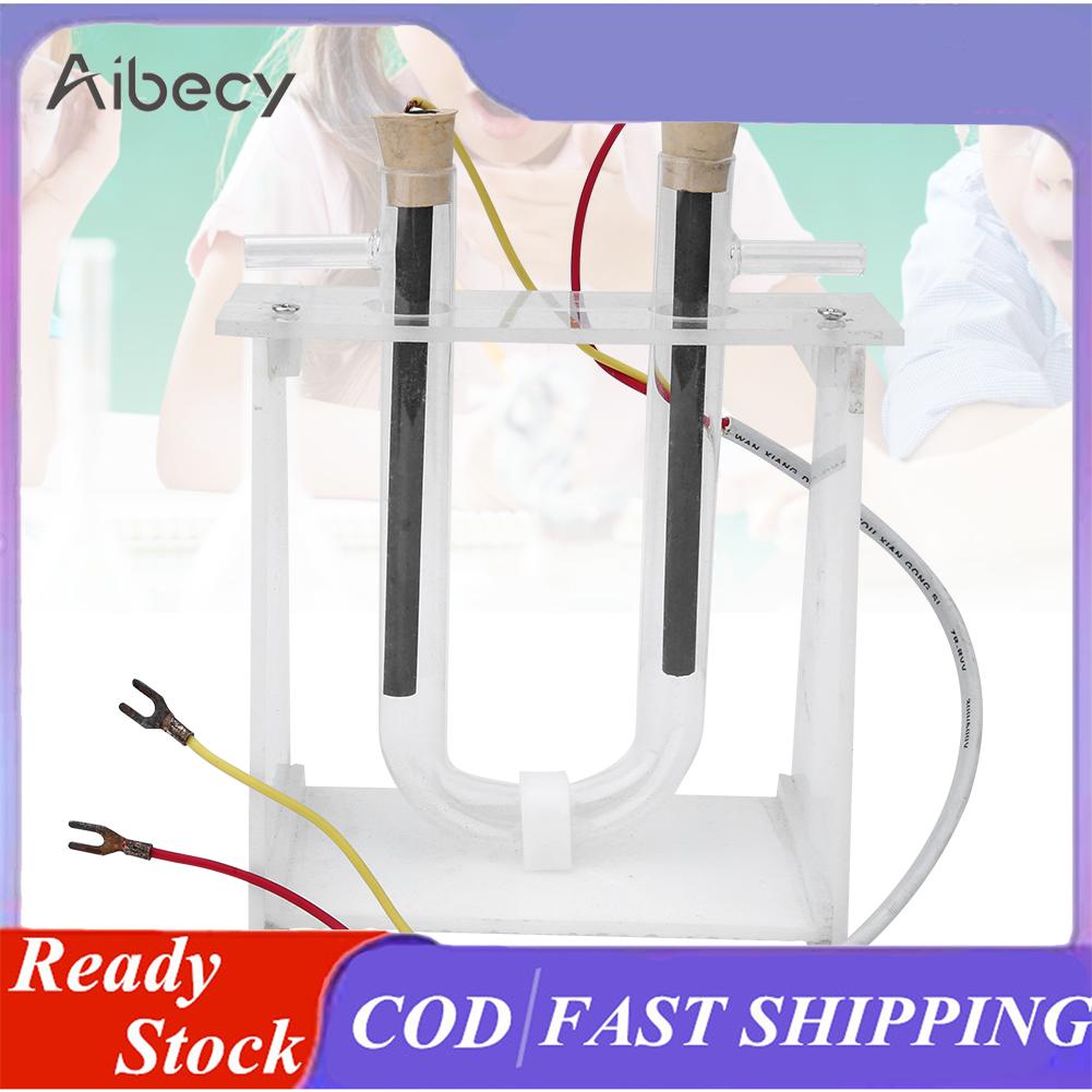 Aibecy thí nghiệm hóa học U Ống giáo cụ chuyên nghiệp thí nghiệm hóa học giáo cụ cho giảng dạy các điện phân Đồng clorua giải pháp