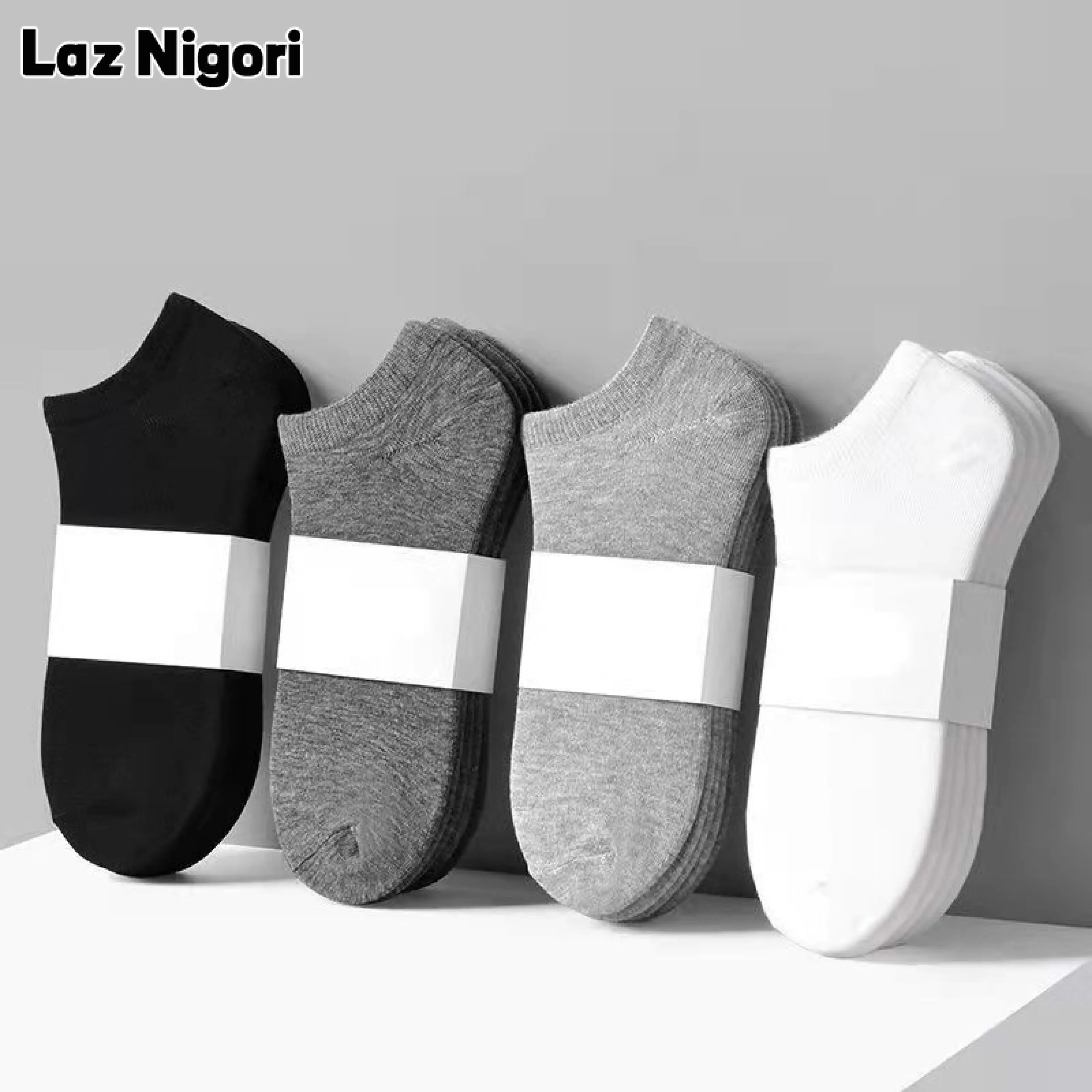 Laz Nigori Socks men's and women's four-season deodorant sweat-absorbing short socks men's cotton socks