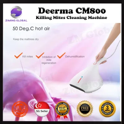 Deerma Dust Mite Vacuum Cleaner UV Sterilizers Anti-Dust Mites Remover UV-C Bed Mattress Pillow Sofa CM800 (SG Local Stock)