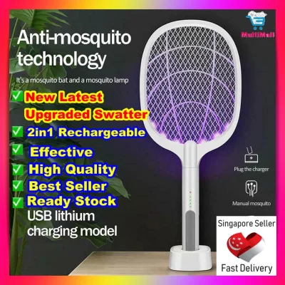 New 947 Mosquito Swatter|3000V Mosquito Swatter Zapper USB 1200mAh| Rechargeable Mosquito killer| Kill Fly Bug Zapper Killer|Mosquito Killer Lamp| Mosquito Lamp|Swatter