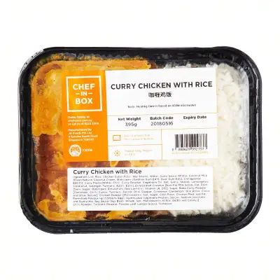 Chef-in-Box Curry Chicken With Rice - Frozen