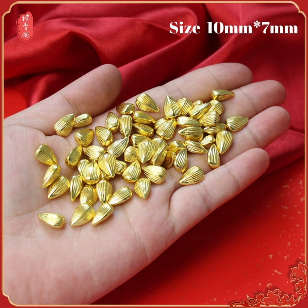 元宝 招财实心小元宝 Ingot FENG SHUI Yuan Bao Decorative Accessories 金元宝（已開光）元寶 聚宝盆 黃銅米缸 聚寶盆 招財 風水 開光招财 米桶 米缸 黄金万两金条 摆件开业礼品 风水 居家装饰