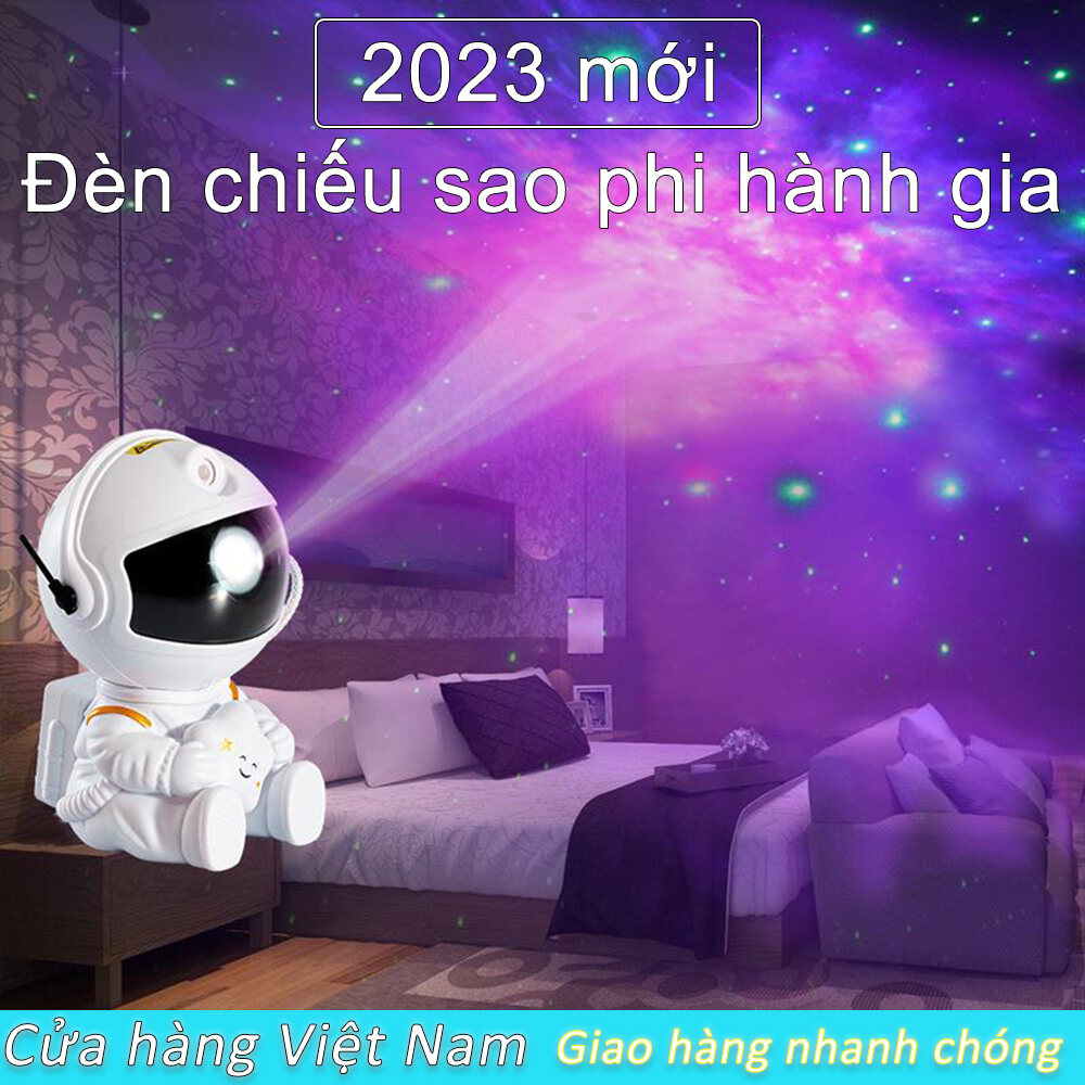 Máy chiếu sao phi hành gia 2023, đèn phi hành gia, máy chiếu bầu trời đầy sao dải thiên hà, đèn trang trí phòng ngủ, trang trí nhà cửa - quà tặng trẻ em