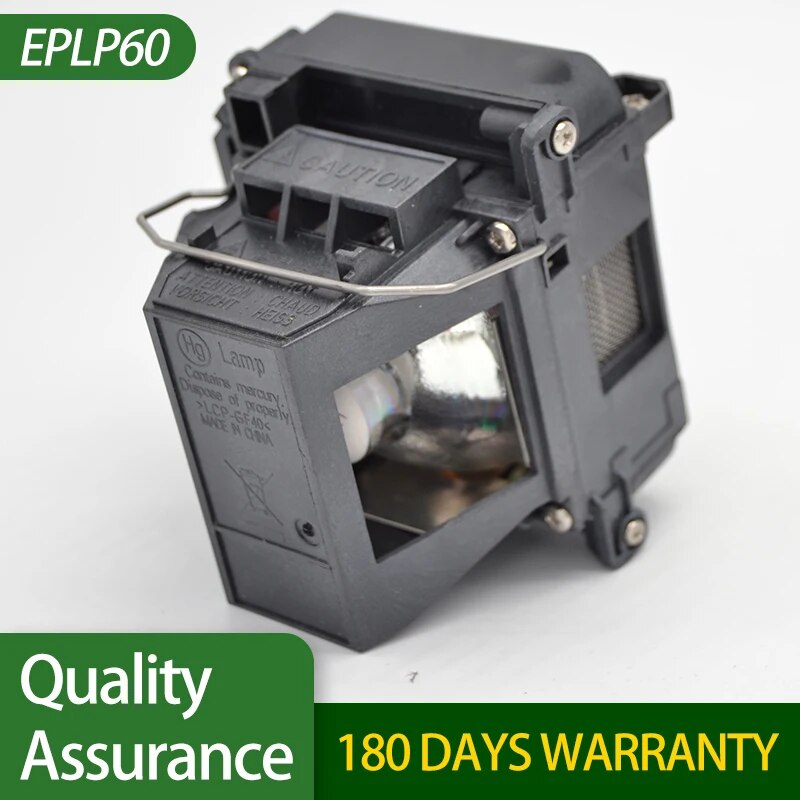 New Epson Projector Lamp V13H010L60/ ELPLP60 for Epson EB-93/EB-93e/EB-95 C2040XN C1010XN 2060XN C2080XN CS500XN