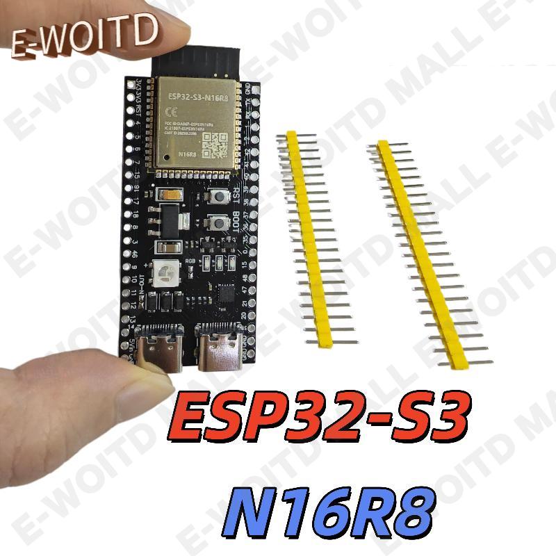 บอร์ดพัฒนา S3 ESP32แกนคู่2.4G รองรับบลูทูธ Wi-Fi สำหรับการออกแบบวงจร DIY - ยี่ห้อ E-WOITD ราคา 78 บาท*ส่งฟรี