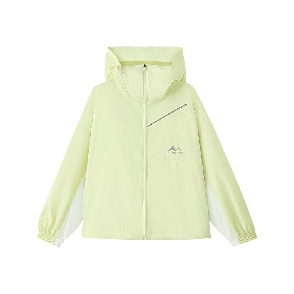 Áo Khoác Có Nón Bé Gái Skechers GO Trail Performance Hooded Jacket - P226G002-03ZQ