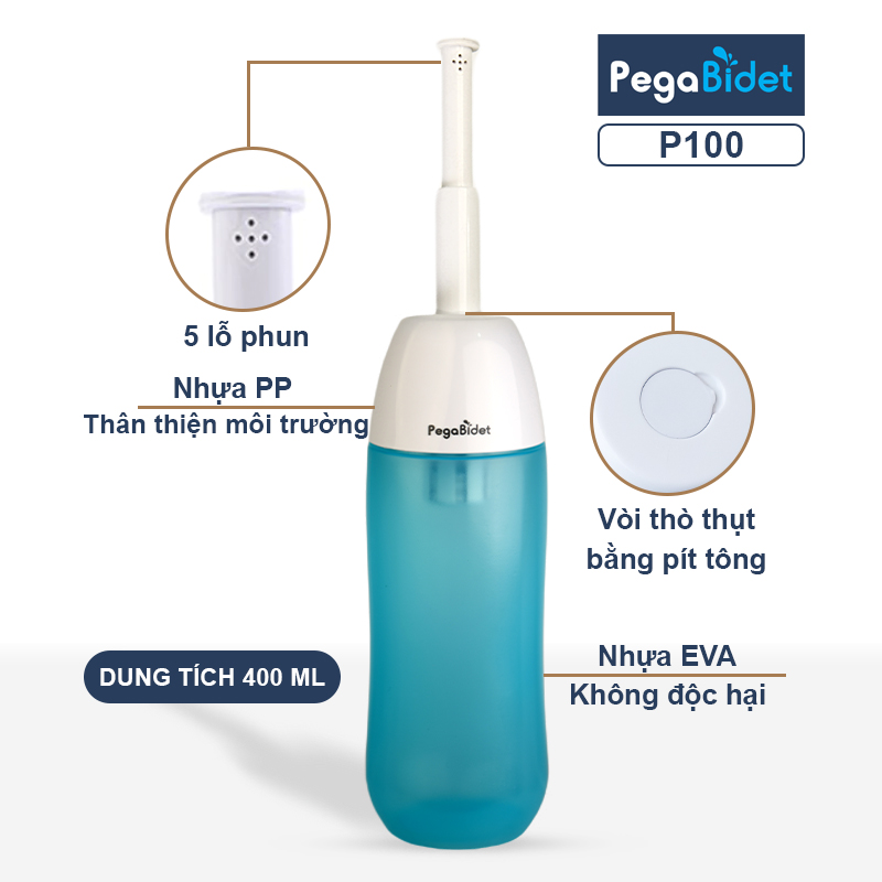 Vòi rửa vệ sinh thông minh cầm tay PegaBidet P100