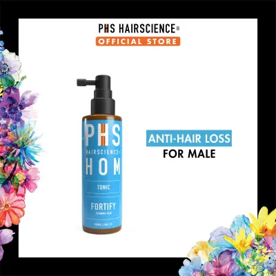 PHS HAIRSCIENCE HOM Fortify Tonic For Men 100ml [Anti-Hair Loss, Stimulate Hair Growth, Nourish Scalp & Strengthening Hair Roots]