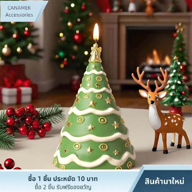 CA แม่พิมพ์ซิลิโคนสำหรับทำเทียนหอมรูปต้นคริสต์มาส3D แบบทำมือแม่พิมพ์ยิปซั่มสำหรับทำเทียนหอม ราคา 88 บาท*ส่งฟรี