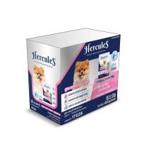 [ยกโหล 12ซอง] Hercules Wet Dog Food Pouch - เฮอร์คิวลิส อาหารเปียกสำหรับสุนัข โปรตีนสูง แบบซอง ขนาด 80g