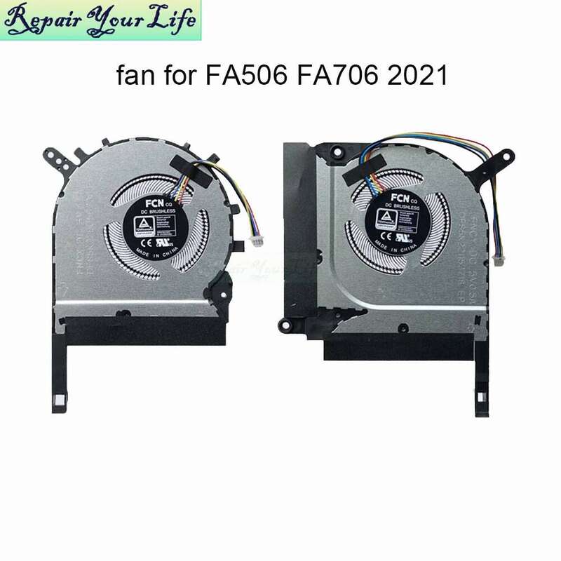Laptop Cooling Fan for Asus TUF Gaming A15 fa506 FA506ICB FA506IHR A17 FA706 FA706IC CPU GPU Cooler 13NR0600T0501 13NR07A0M02011 Giá 577,788 Đồng*Miễn phí vận chuyển