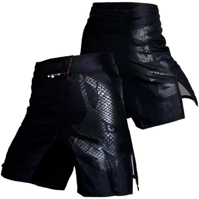 VSZAP Professional Boxing Pants for Men Printing MMA Shorts Fighting Muay Thai Training Pants Gym Sanda Sports BJJ Clothing