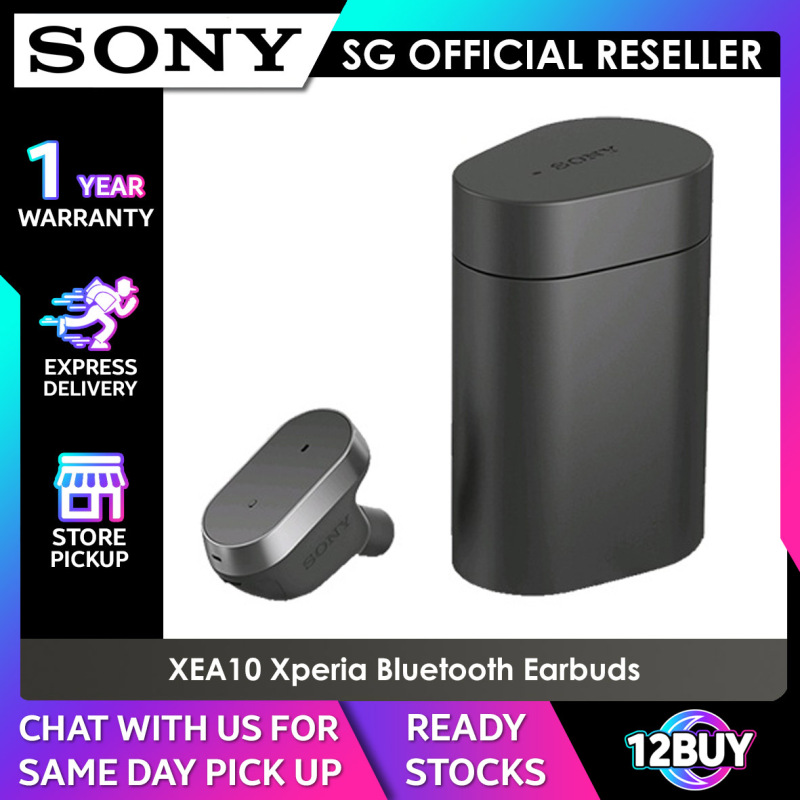 Sony XEA10 Xperia Ear Bluetooth Earbuds for Android Devices Official Reseller Express Delivery 12BUY.AUDIO Singapore