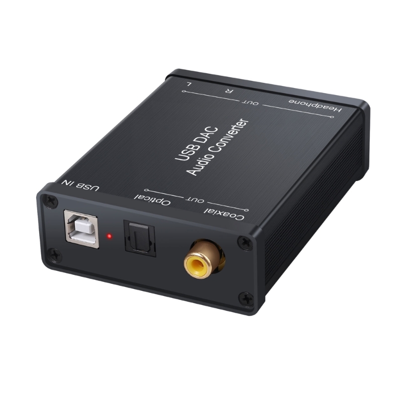 Bộ giải mã USB DAC chuyển đổi kết nối và lắng nghe một cách dễ dàng Card âm thanh USB cho máy tính xách tay