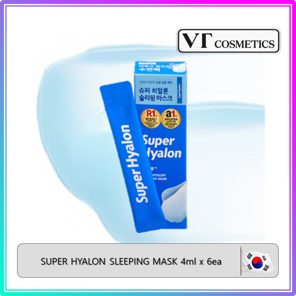 [VT] SUPER HYALON SLEEPING MASK 4ml x 6ea ราคา 213 บาท*ส่งฟรี