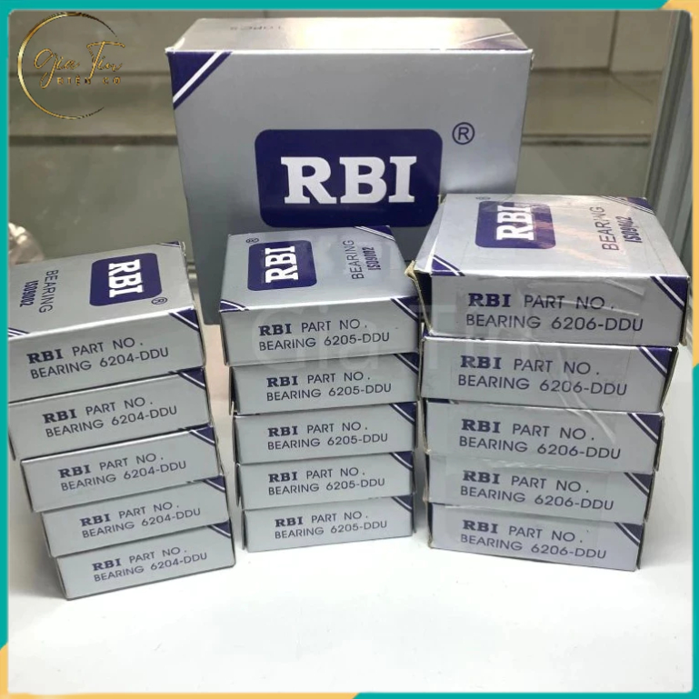 Vòng bi bạc đạn 6204, 6205, 6206 nắp nhựa hiệu rbi