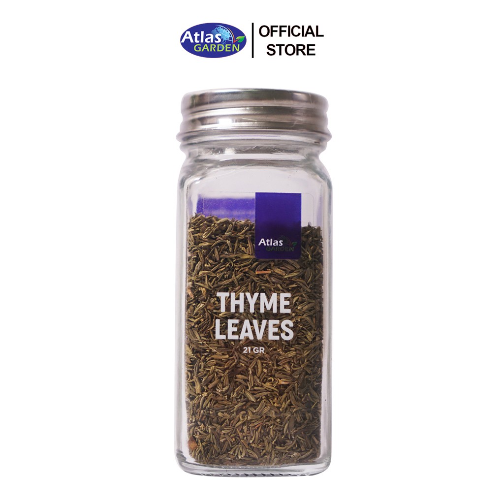 Thyme - Lá Xạ Hương sấy khô nhập khẩu Đức dùng ướp thịt, hầm, steak, bít tết - Atlas Garden 21g