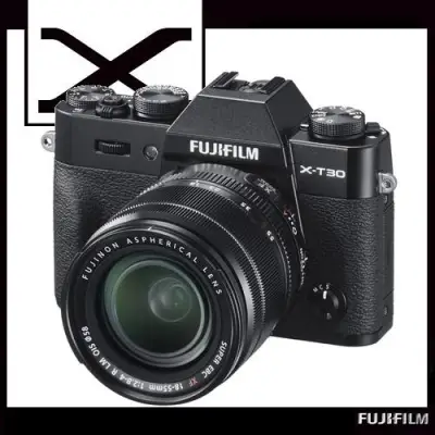 FUJIFILM X-T30 Mirrorless Digital Camera + XF 18-55mm Lens
