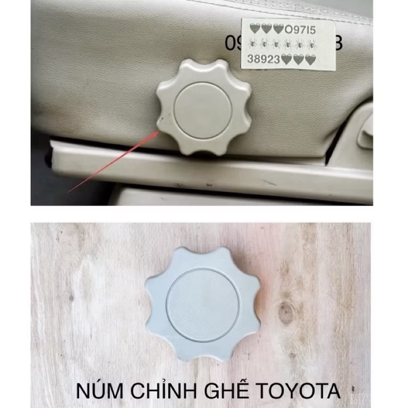 chỉnh ghế tài Toyota Innova, Fortuner, Hilux, Zace