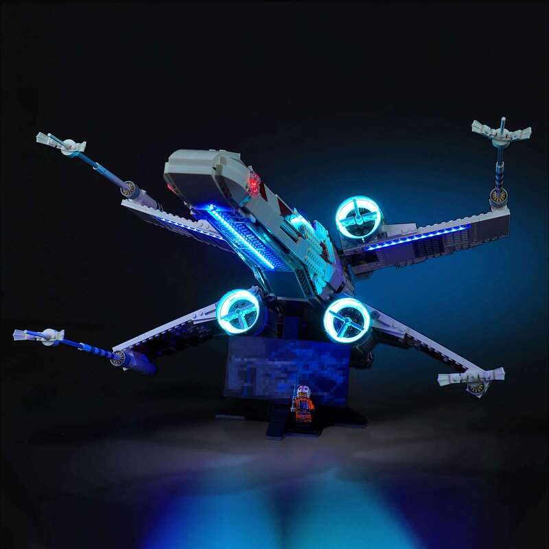 LEGO Đồ chơi xếp hình  Vonado LED ánh cho 75355 X-Wing Starfighter chiếu sáng DIY đồ chơi (không phả