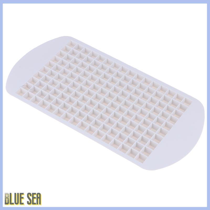 Bluesea Silicone Mini khay đá S Nhỏ khuôn đá viên Silicone làm đá hình khối vuông Có Thể Gập Lại kha