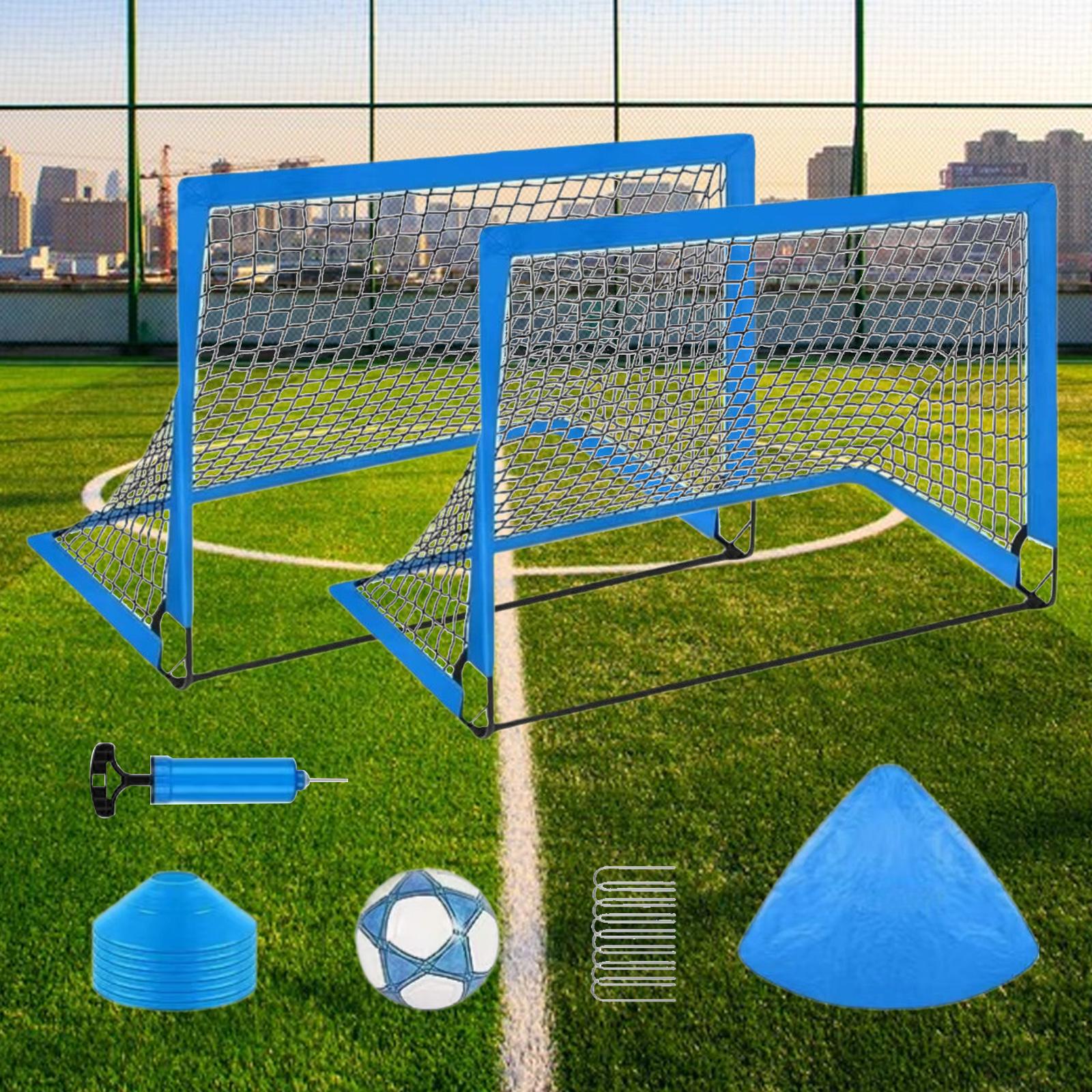 Baoblaze Kids Soccer Goals Set with Pump Training Equipment for Park Toys Backyard ราคา 2,362 บาท*ส่งฟรี