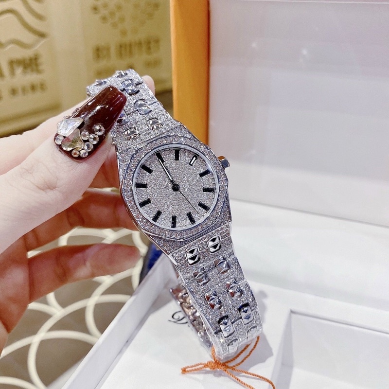 Chính hãng fullbox đồng hồ đeo tay nữ davena full đá cao cấp cực đẹp LUTOS WATCH