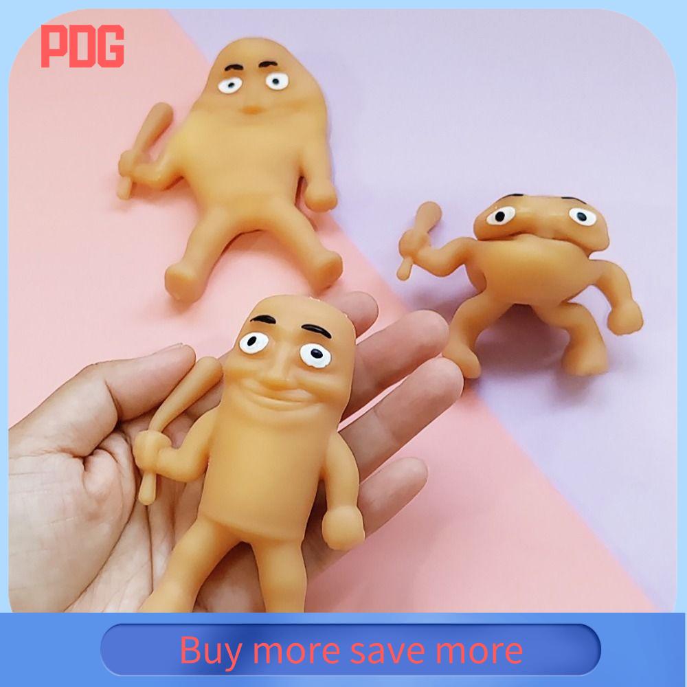 PDG Giải nén Đồ chơi bóp Tung Tung Tung Sahar TPR Giảm lo âu Đồ chơi giảm căng thẳng Viral Brainrot Mềm mại Đồ sưu tầm Đồ chơi kẹp
