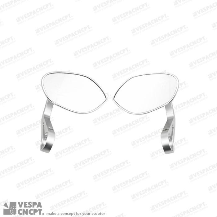 SPION RIZOMA BAR END MIRROR SILVER OVAL VESPA SPRINT PRIMAVERA LX S GT-KalyanShop Harga  1,490,000 Ringgit*Penghantaran Percuma
