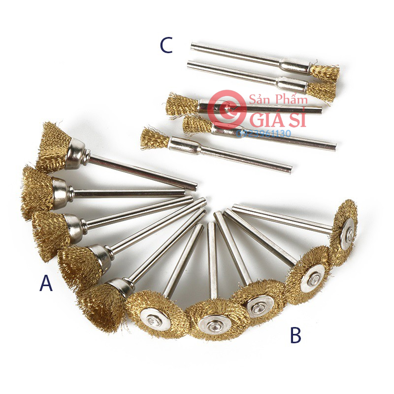 Chổi đánh rỉ sét trục 3mm - (5 ngàn/1 chổi) ️freeship️